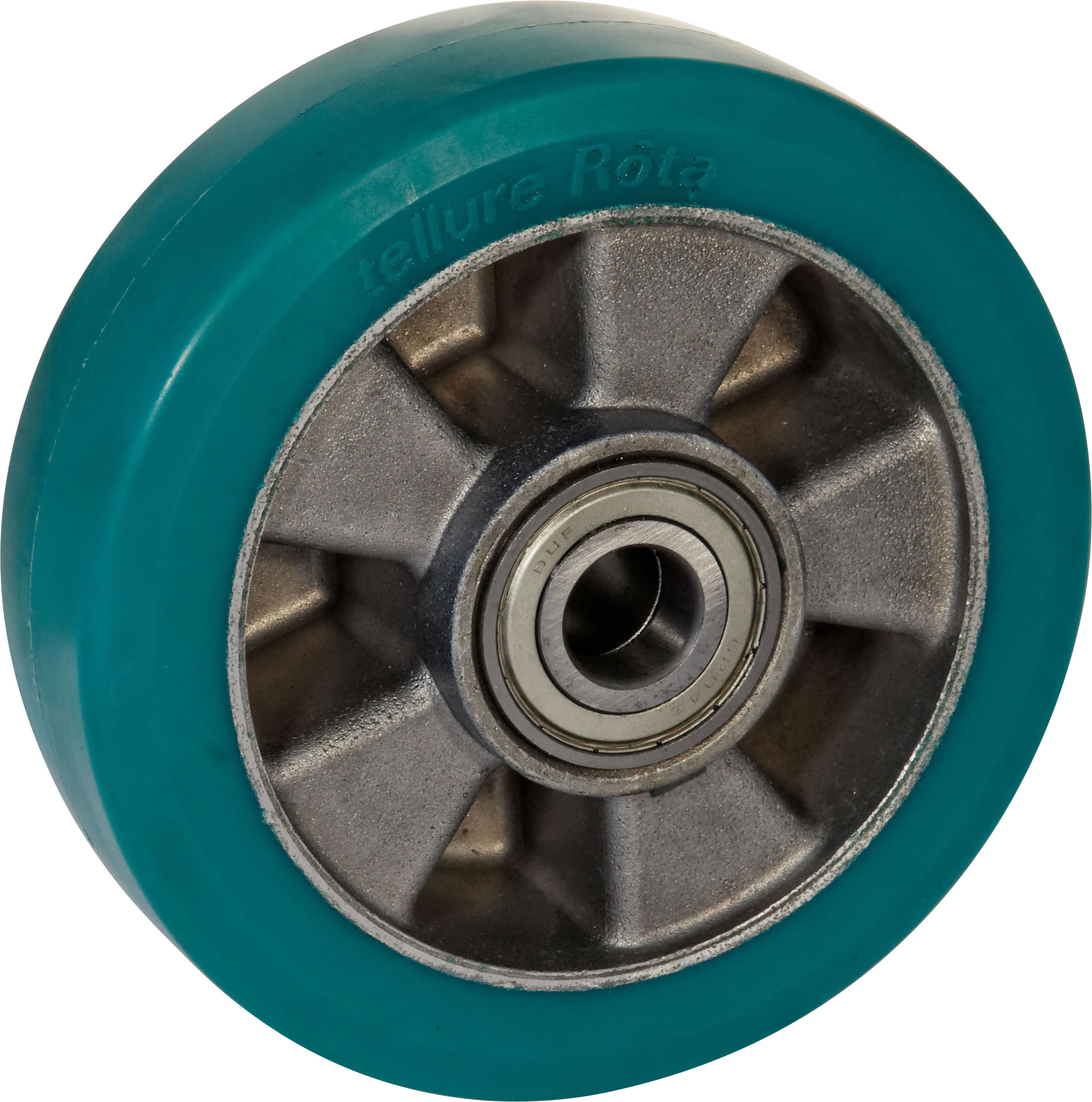 Roue ALUMINIUM POLYURÉTHANE Souple-1