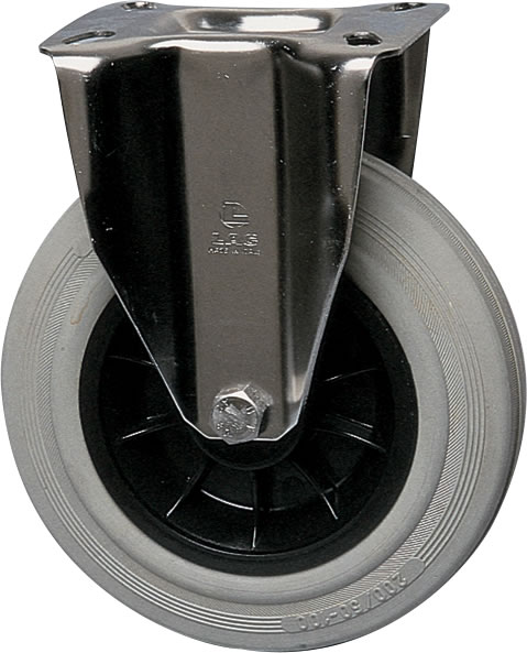 Roulette INOX NYLON CAOUTCHOUC Non Tachant-3