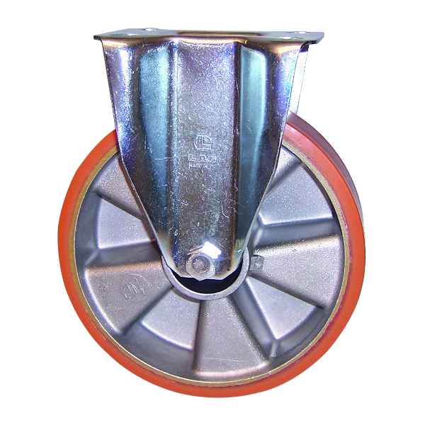 Roulette MOYENNE ALUMINIUM POLYURÉTHANE Coulé-2
