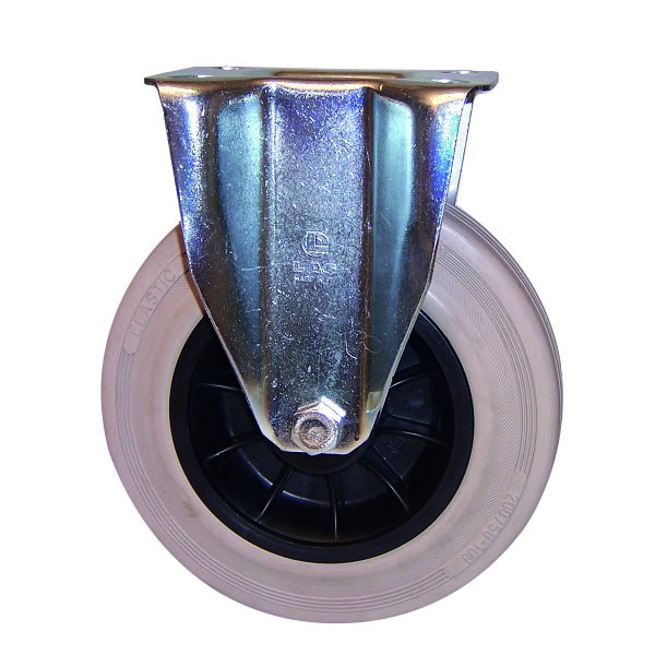 Roulette MOYENNE CAOUTCHOUC Gris Non Tachant-2