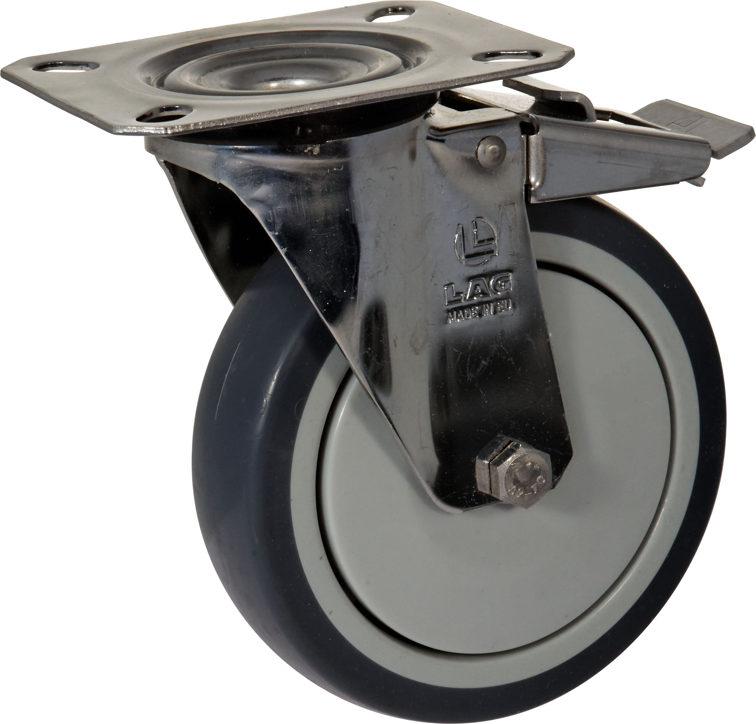 Roulette INOX NYLON CAOUTCHOUC -3