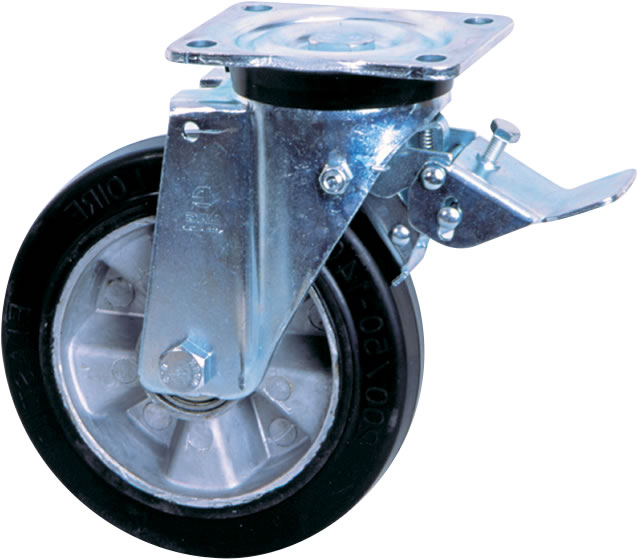 Roulette LOURDE ALUMINIUM CAOUTCHOUC -3