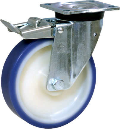 Roulette LOURDE POLYAMIDE POLYURÉTHANE Souple -3