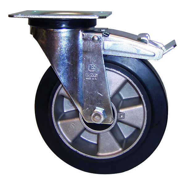 Roulette MOYENNE ALUMINIUM CAOUTCHOUC-3