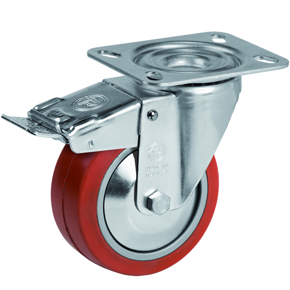 Roulette MOYENNE ALUMINIUM CAOUTCHOUC HAUTE TEMPÉRATURE-3