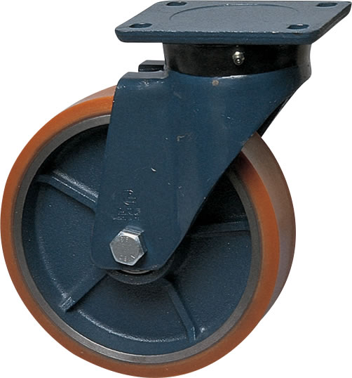 Roulette EXTRA LOURDE FONTE POLYURÉTHANE Coulé-1