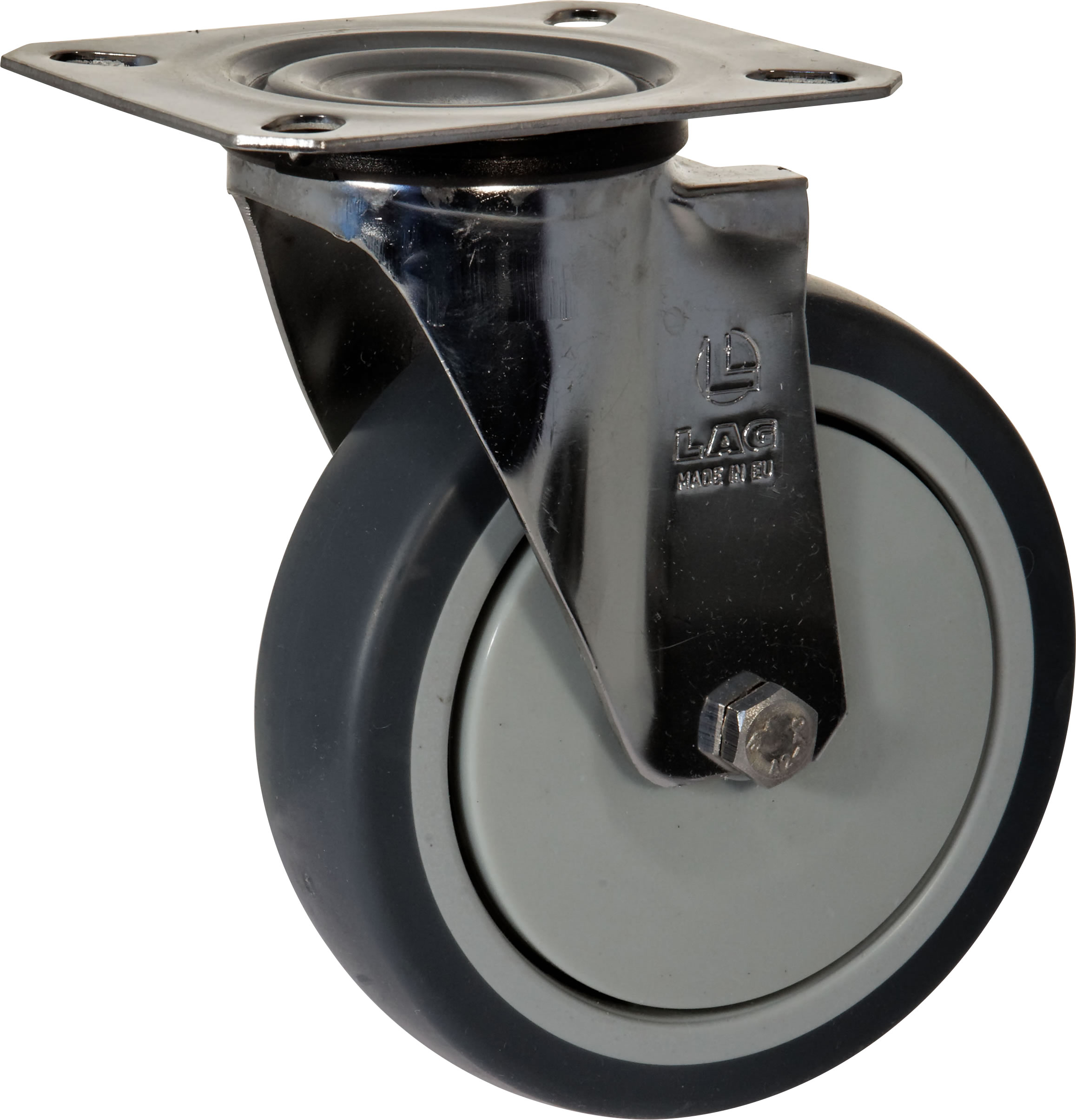 Roulette INOX NYLON CAOUTCHOUC -1