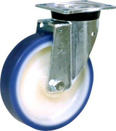 Roulette LOURDE POLYAMIDE POLYURÉTHANE Souple -1