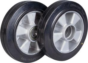 Roue ALUMINIUM CAOUTCHOUC-1