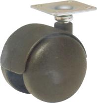 Roulette de COLLECTIVITÉ POLYPRO doubles galets-1