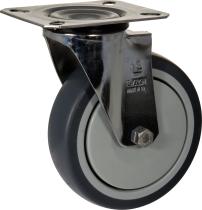 Roulette INOX NYLON CAOUTCHOUC -1