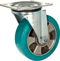 Roulette LOURDE ALUMINIUM POLYURÉTHANE Souple -1